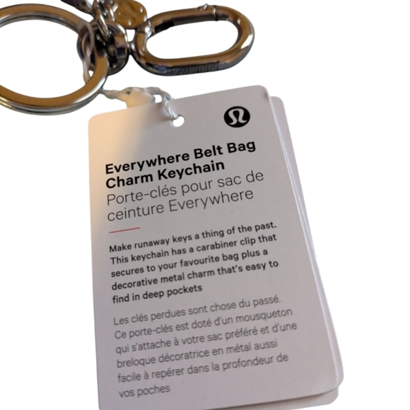 NEW Lululemon Everywhere Belt Bag Charm Keychain - Picture 4 of 6
